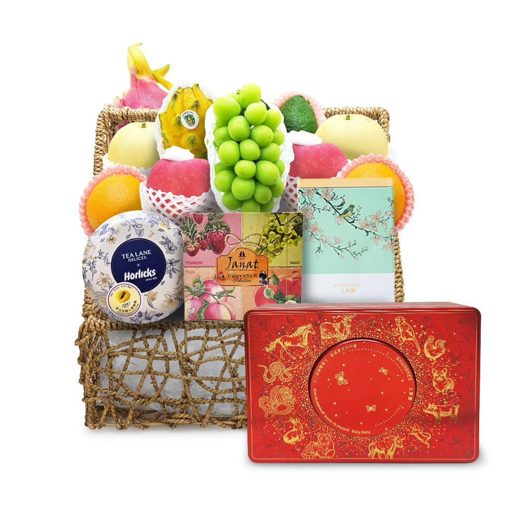 送禮水果籃Gift fruit basket - (JD-SH013)