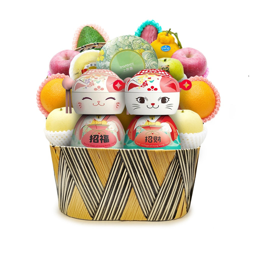 送禮水果籃Gift fruit basket - (JD-SH010)